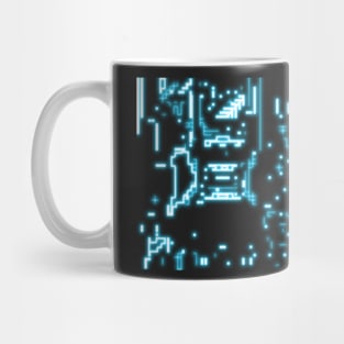 Neon circuits v2 Mug